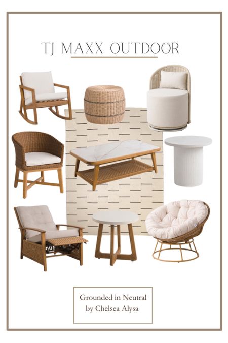TJ Maxx Outdoor finds!

Patio furniture, outdoor rug, outdoor chair, outdoor table 

#LTKhome