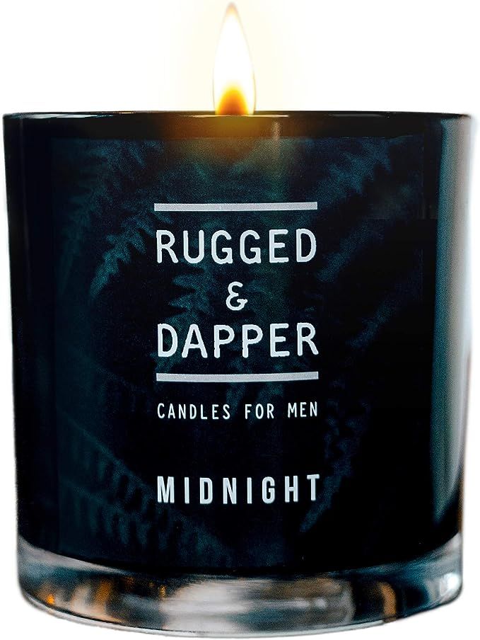 RUGGED & DAPPER, Midnight Premium Scented Soy Candle, 10 OZ | Amazon (US)