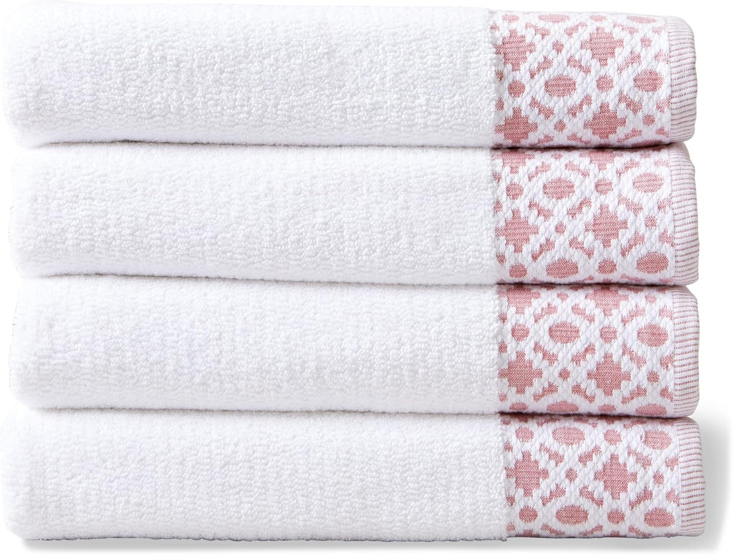 Market & Place 100% Cotton Luxury Bath Towel Set | Super Soft and Highly Absorbent | Textured Dec... | Amazon (US)