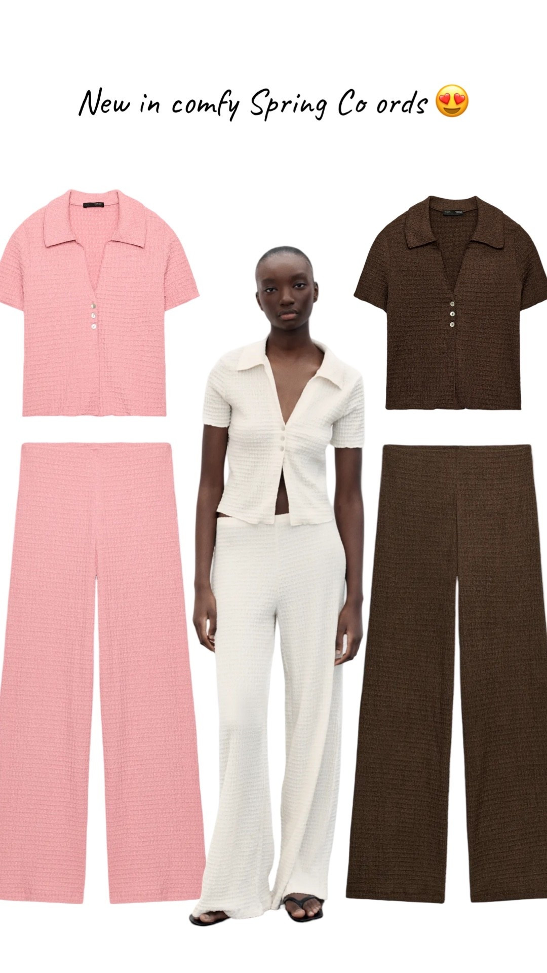 New in Zara comfy spring co ords 😍