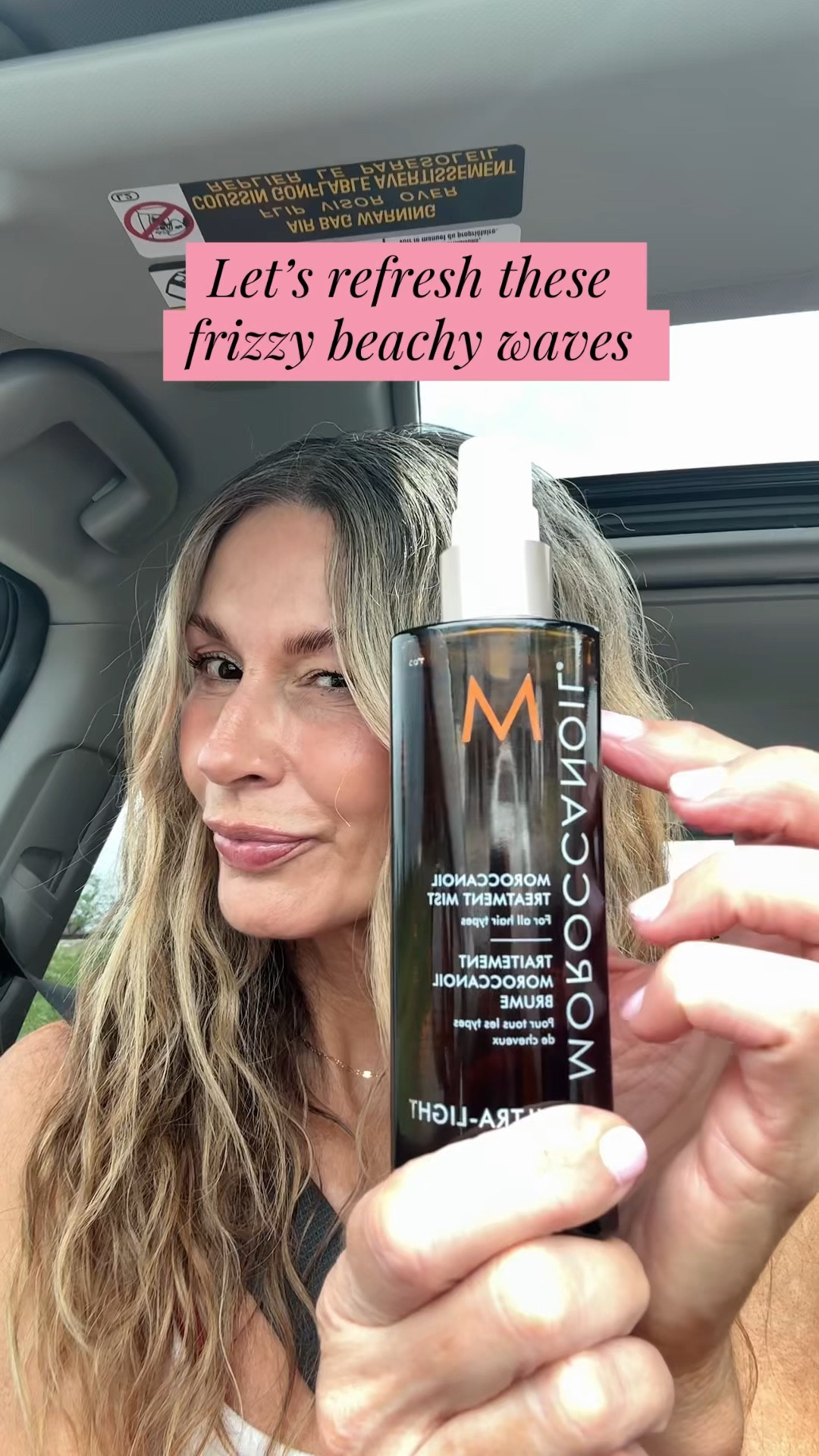 This Moroccanoil treatment mist is magic natural wavy/curly hair! And it smells heavenly.

#LTKBeauty #LTKOver40