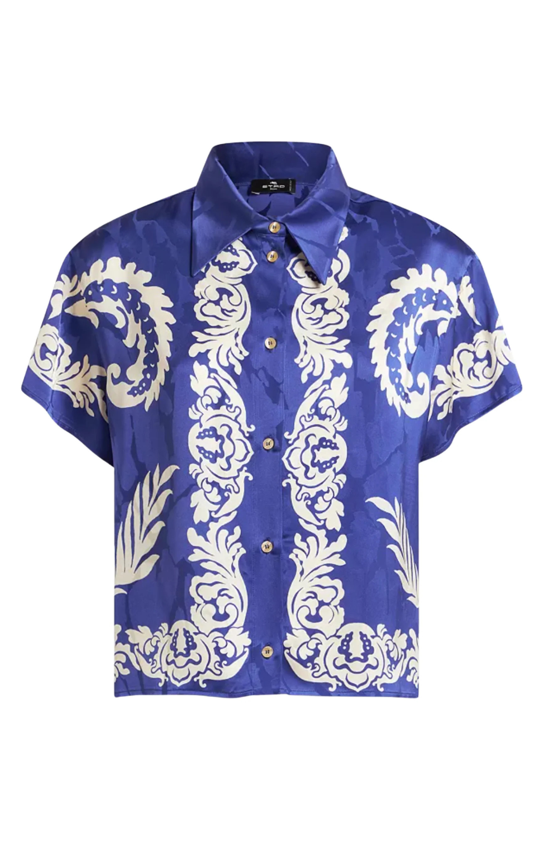 Silk Boxy Shirt | Ludivine