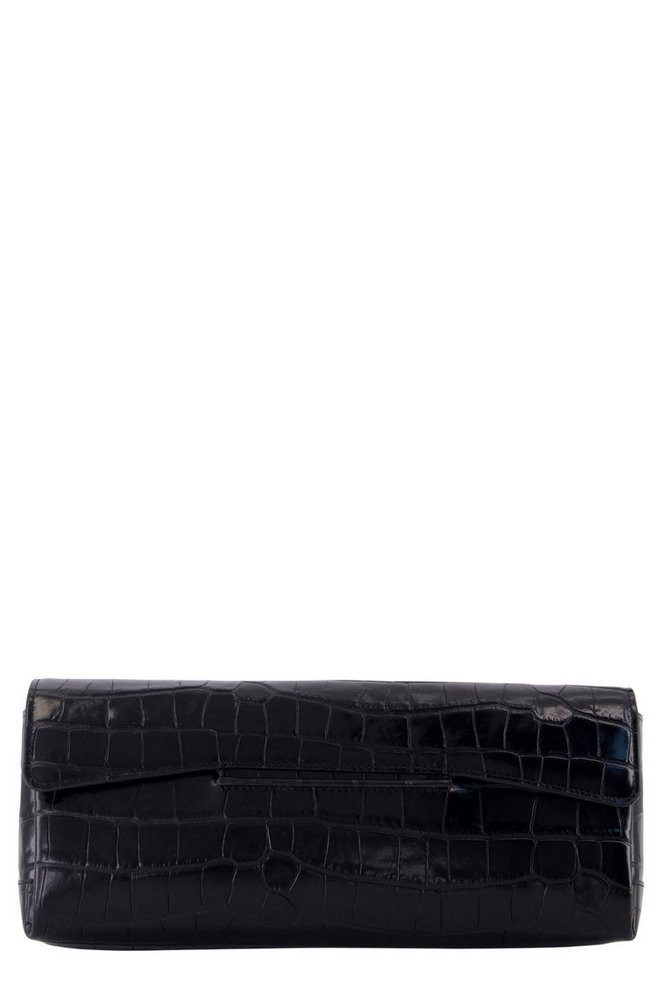 Totême Soft Embossed T-Clutch Bag | Cettire Global