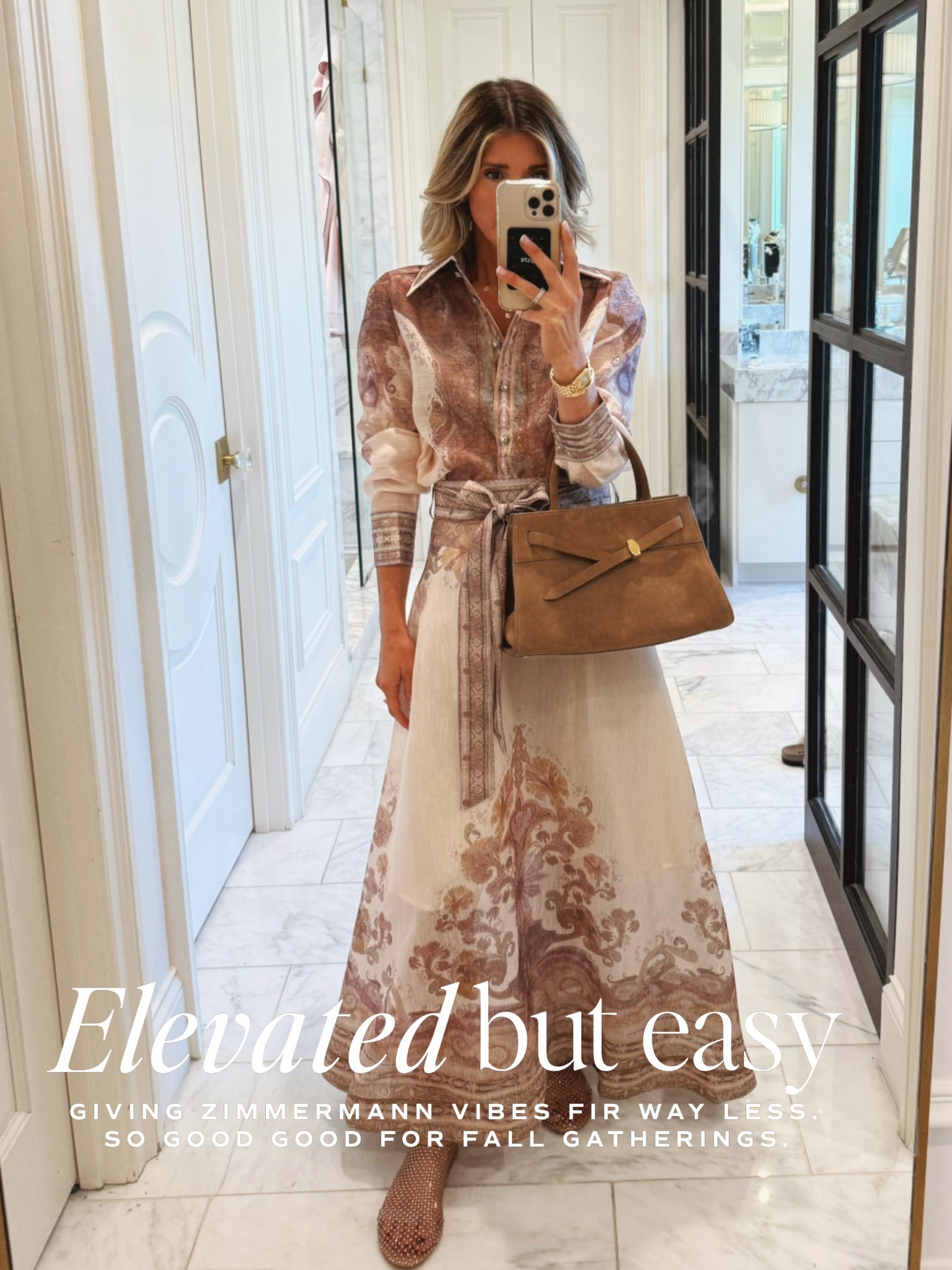 This matching set is stunning for fall. Im wearing g size small 