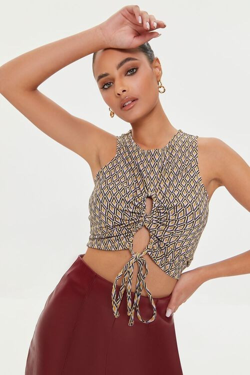 Geo Print Crop Top | Forever 21 | Forever 21 (US)