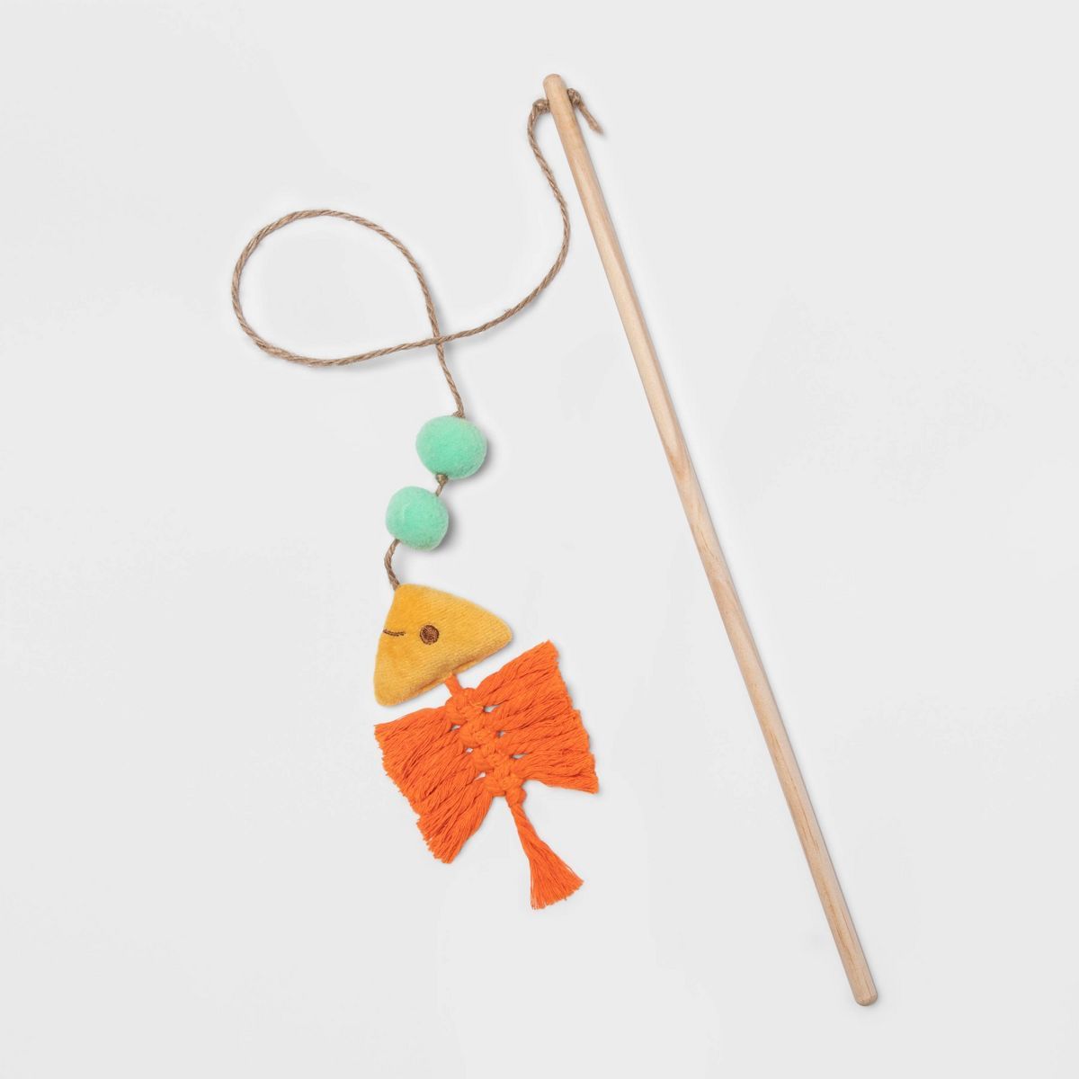 Fringe Fish Wand Cat Toy - Orange - Boots & Barkley™ | Target