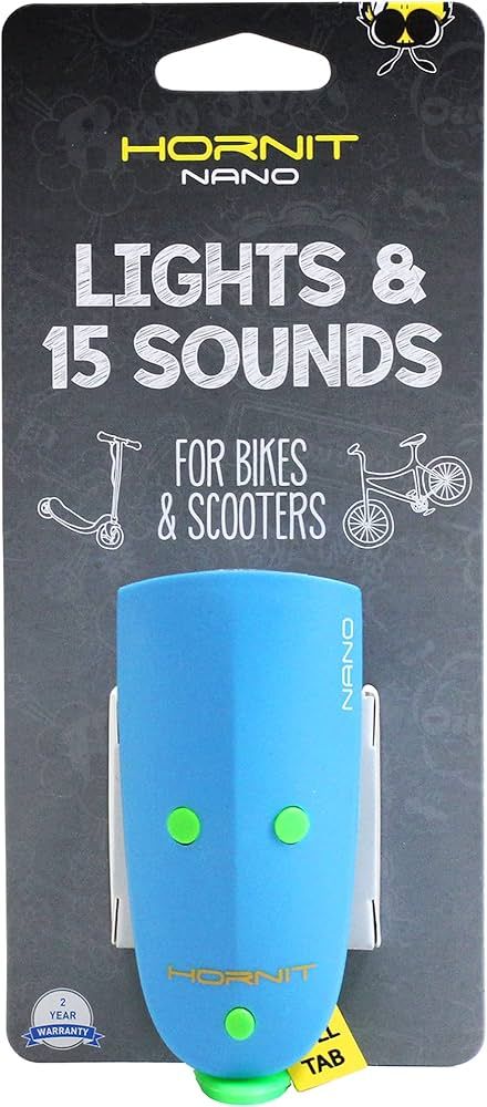 Hornit Mini Nano - Bike & Scooter Horn and Light for Children and Kids - 15 Sound Effects / 3 Lig... | Amazon (US)