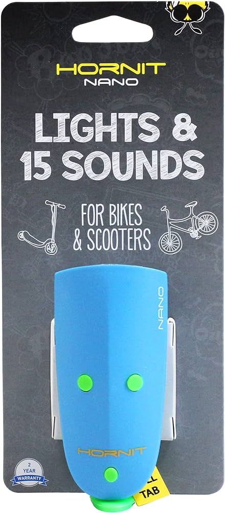 Hornit Mini Nano - Bike & Scooter Horn and Light for Children and Kids - 15 Sound Effects / 3 Lig... | Amazon (US)