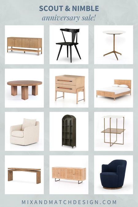 Shop the Scout & Nimble anniversary sale with me! I’ve sourced many of these pieces for my e-design clients over the years. If you’re new to Scout & Nimble, they’re an online retailer that carries many of the brands you’ve seen at other retailers like Pottery Barn and West Elm - they’re just “white labeled” so you may not know the manufacturer. The advantage of S&N is that they offer FREE SHIPPING on their furniture and you have transparency on the manufacturer! Take a look through my picks and see what else they have that might catch your eye!