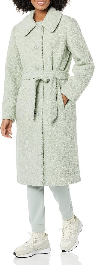 Amazon Essentials Women's Relaxed-Fit Recycled Polyester Sherpa Long Coat (Available in Plus Size... | Amazon (US)