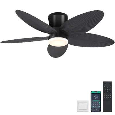 42 inch Tropical Ceiling Fan with Light and Remote/APP Control | Wayfair North America