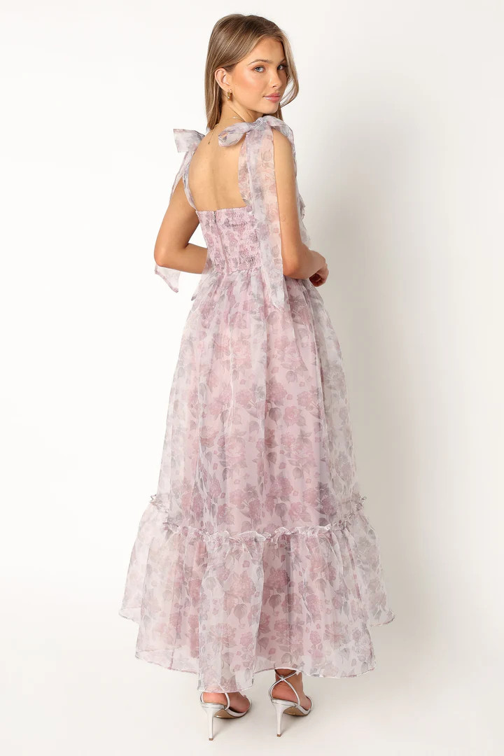 Floret Midi Dress - Dark Purple | Petal & Pup (US)