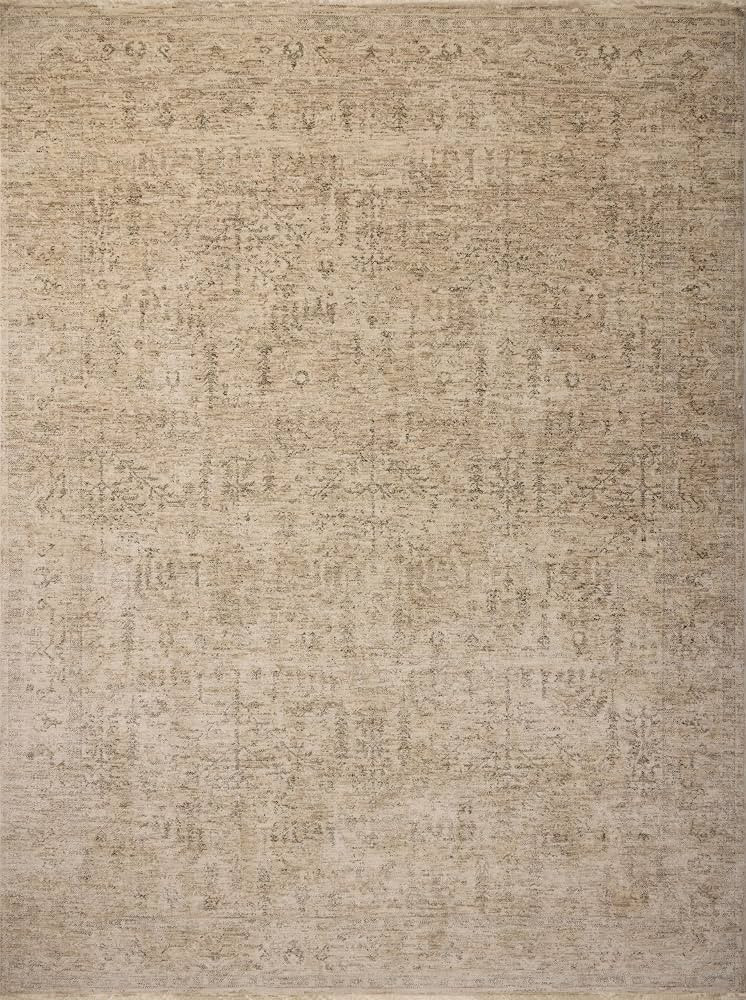 Loloi Magnolia Home by Joanna Gaines Junie Collection JUE-02 Oatmeal/Smoke 11'-6" x 15'-7", .38" ... | Amazon (US)