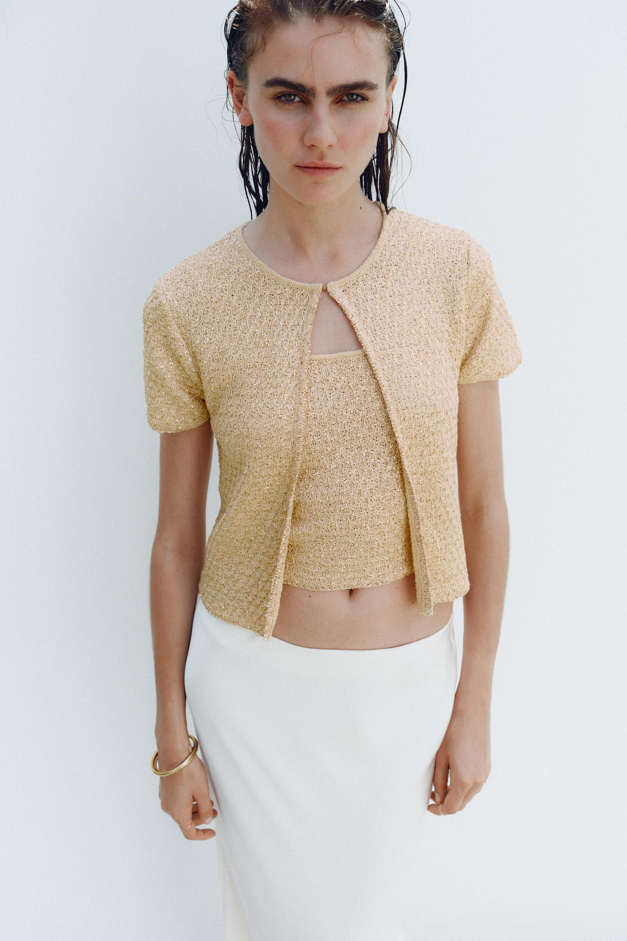 SEQUIN CARDIGAN | Zara US