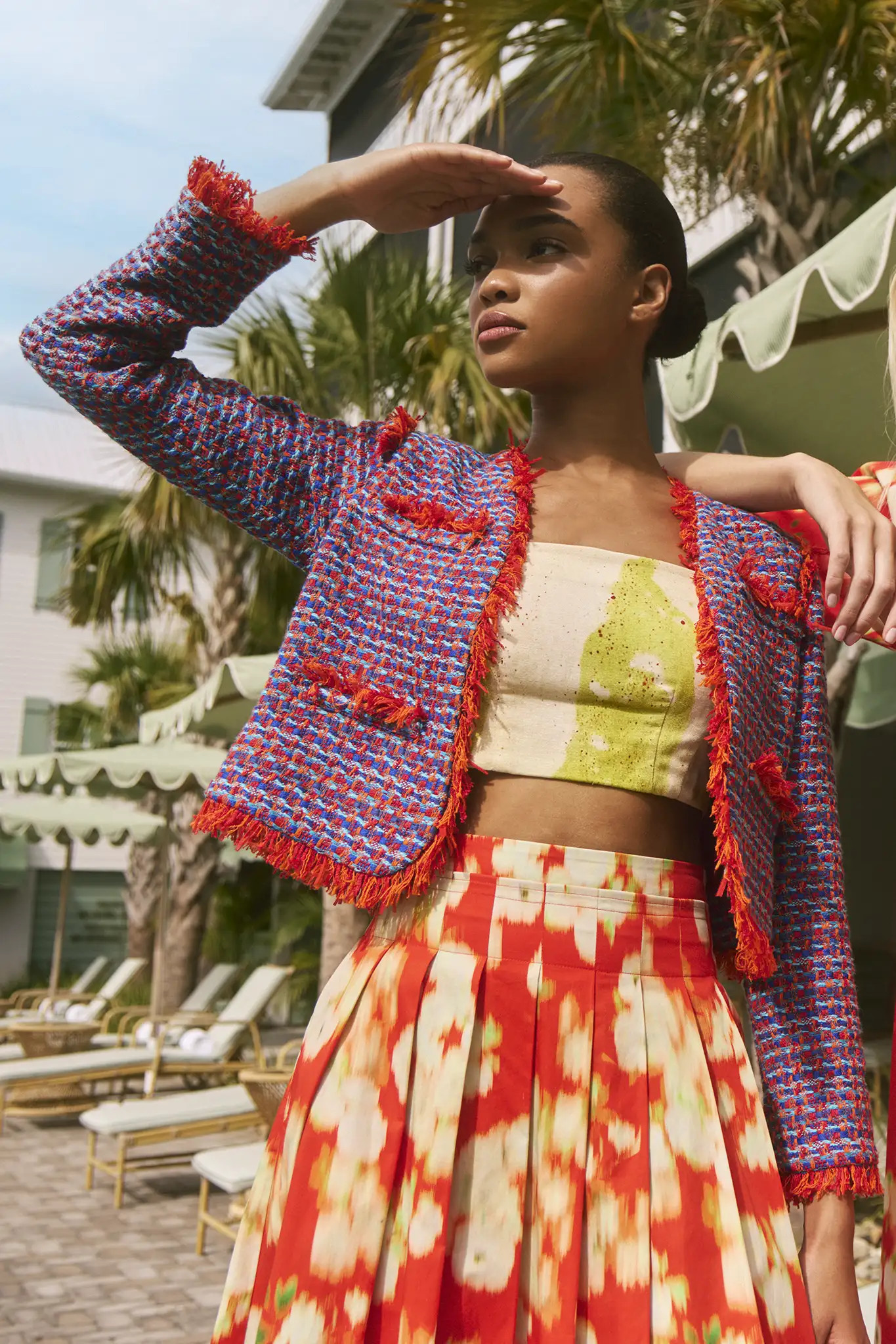 Coco Jacket | Tweed Cropped Jacket | Hunter Bell | Hunter Bell