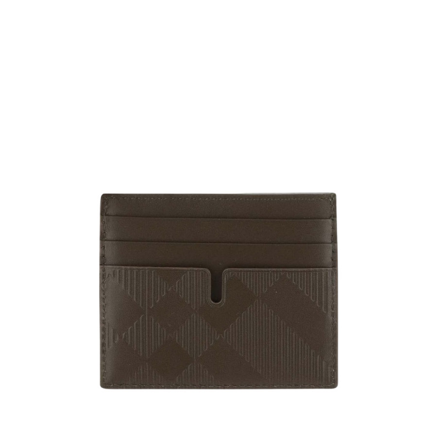Burberry Check Pattern Leather Card Case | Jomashop.com & JomaDeals.com