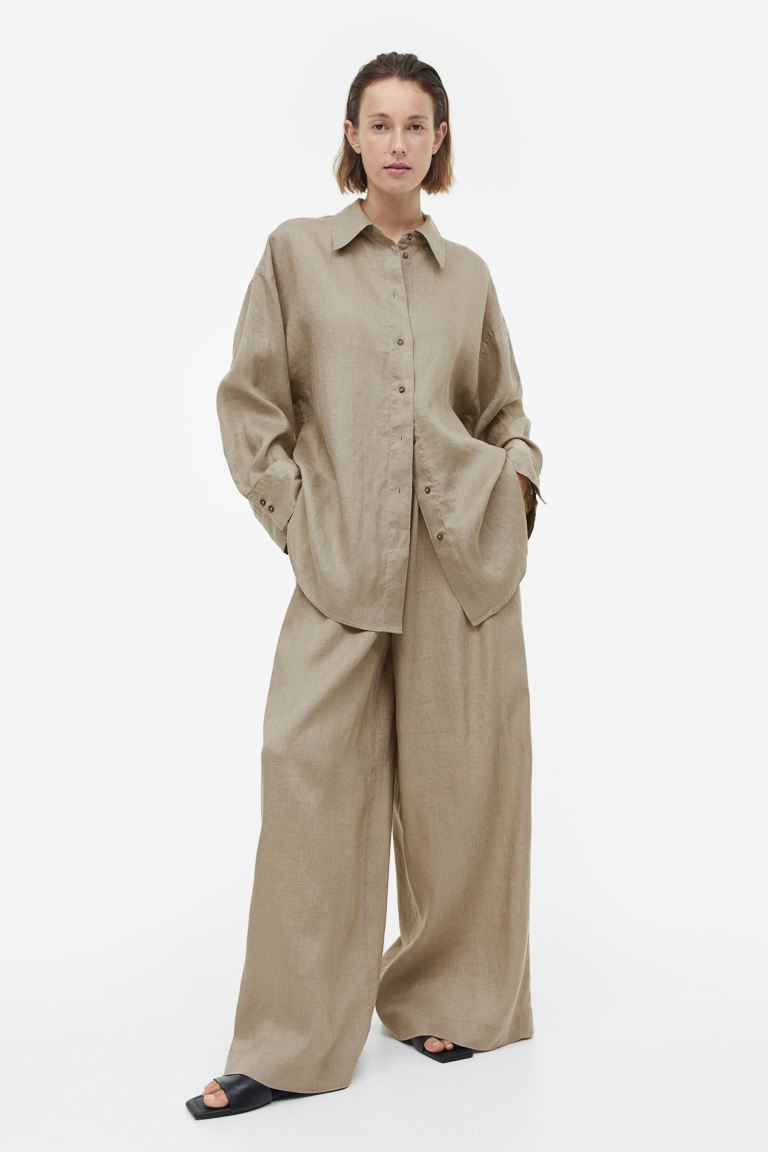 Wide-cut Linen Pants | H&M (US + CA)