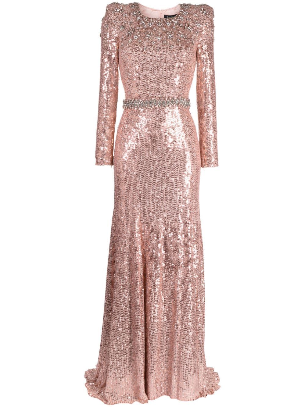 Georgia sequin-embellished gown | Farfetch Global