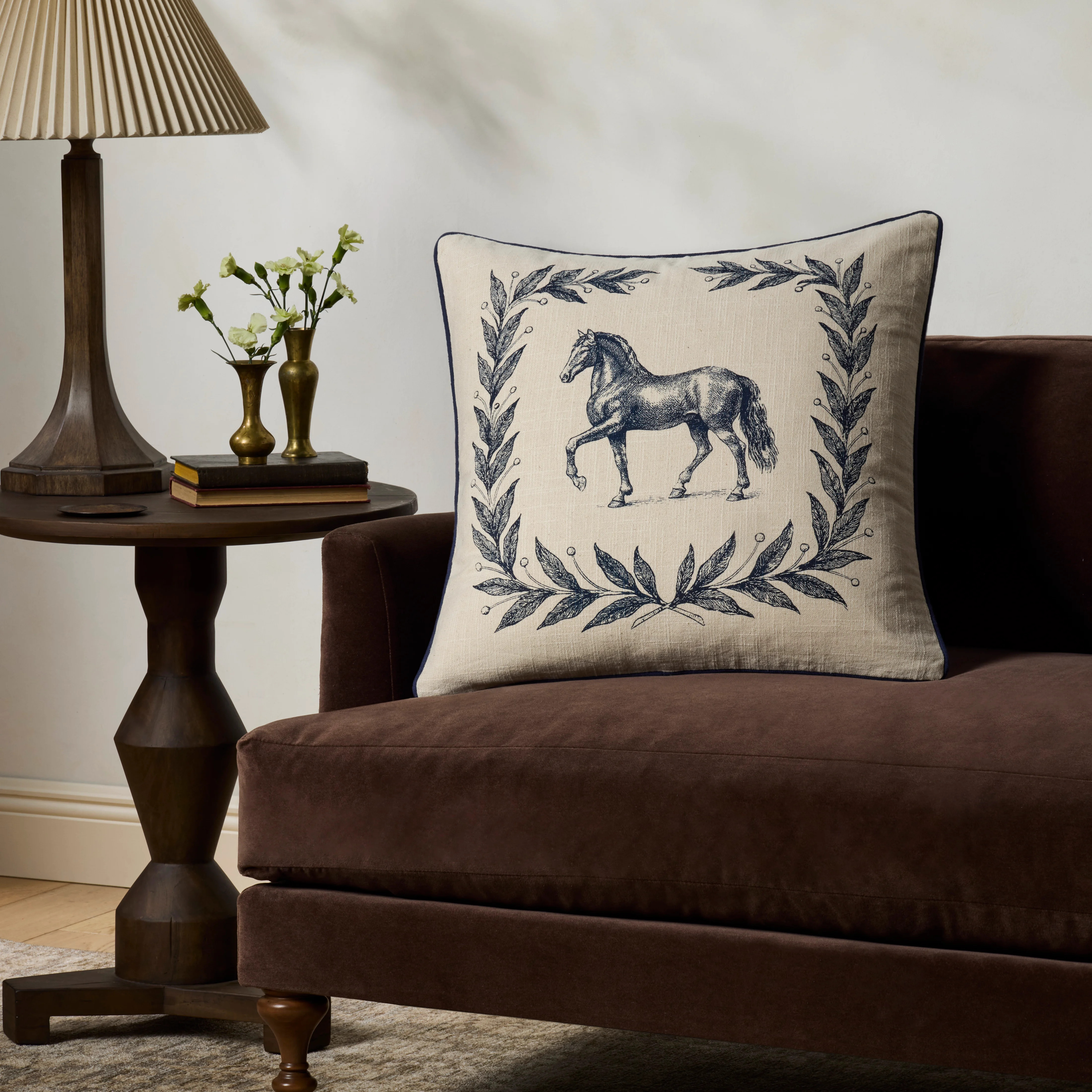 Chris Loves Julia x Loloi-Emerson Pillow-PCJ-0047-Navy | Rugs Direct
