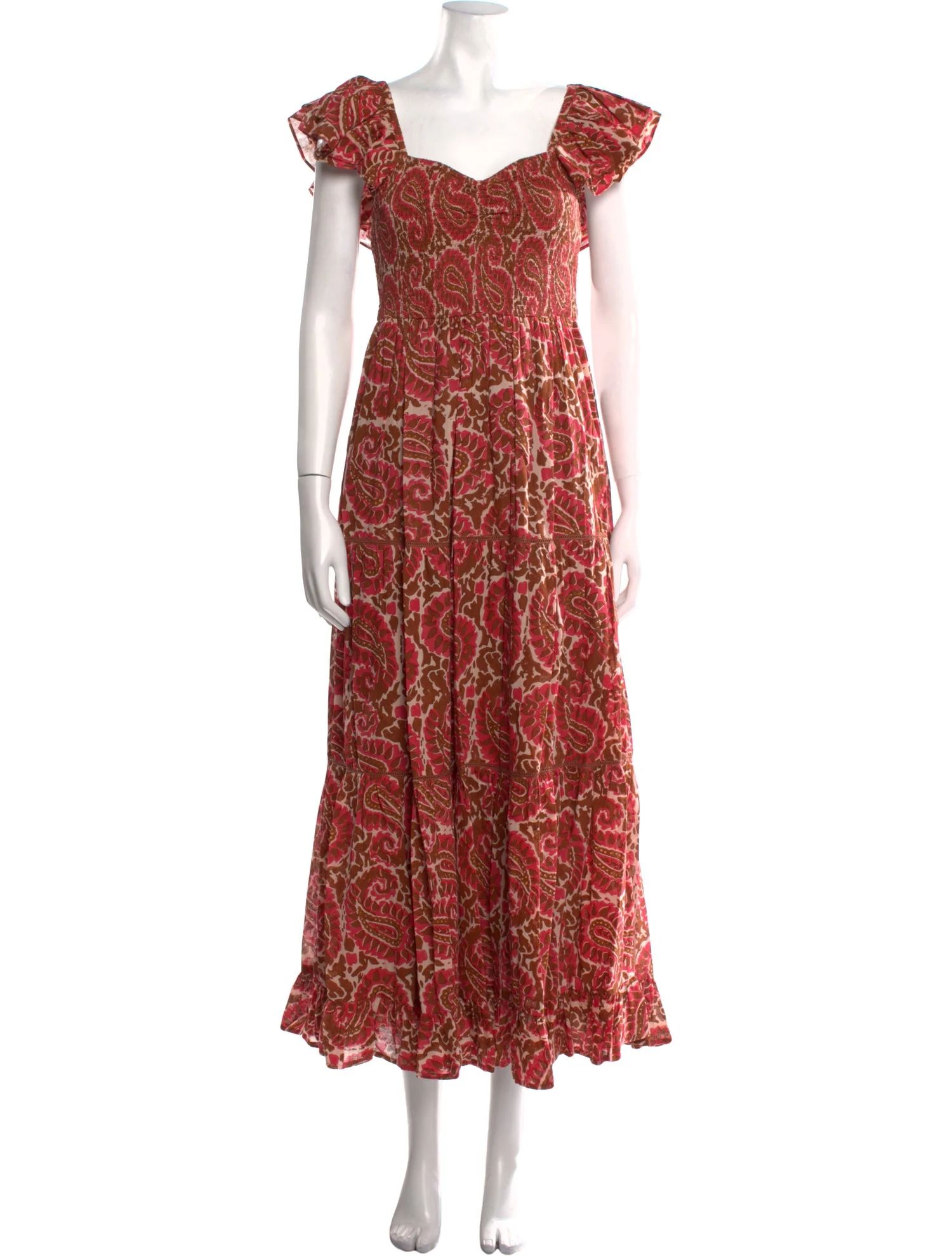 Paisley Print Long Dress | The RealReal