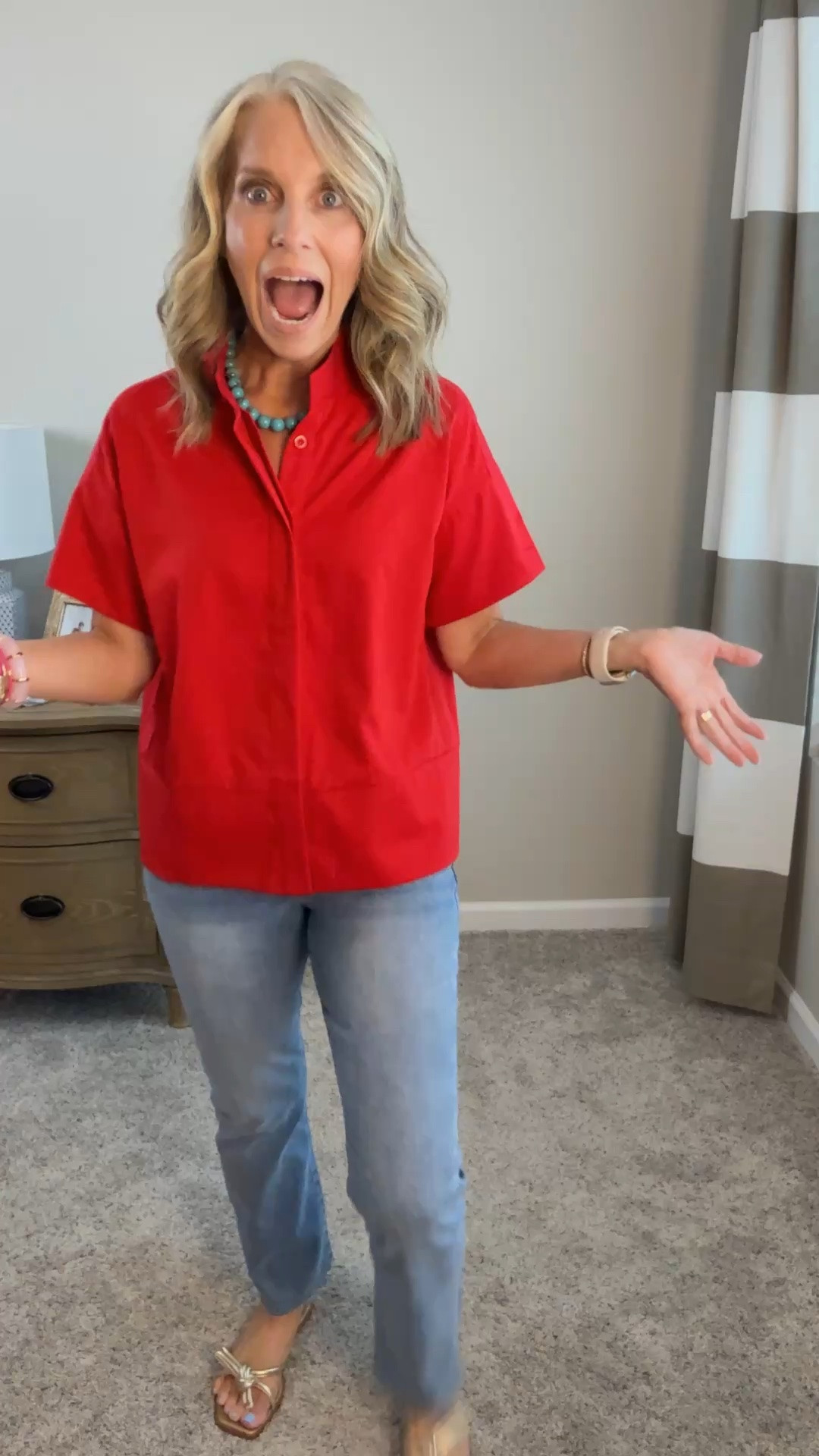 Wearing g small shirt and 27 jeans. These jeans are super soft and have a good amount of stretch. I’m wearing a size 27.

#LTKgrwm #LTKOver40 #LTKootd