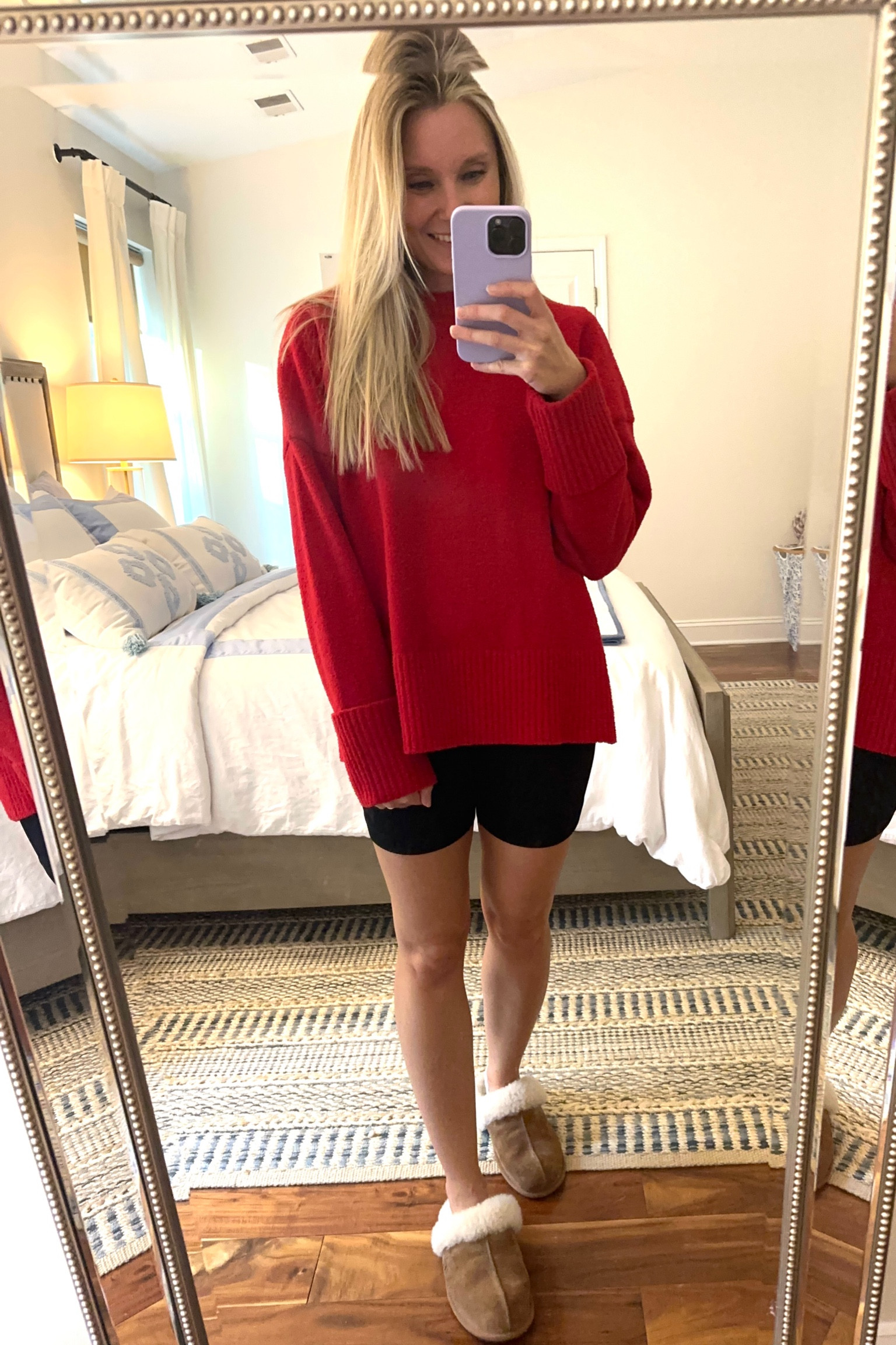 The coziest red sweater for under $40 - red sweater - free people dupe - lounge wear - Christmas sweater 

#LTKHoliday #LTKSeasonal #LTKfindsunder50
