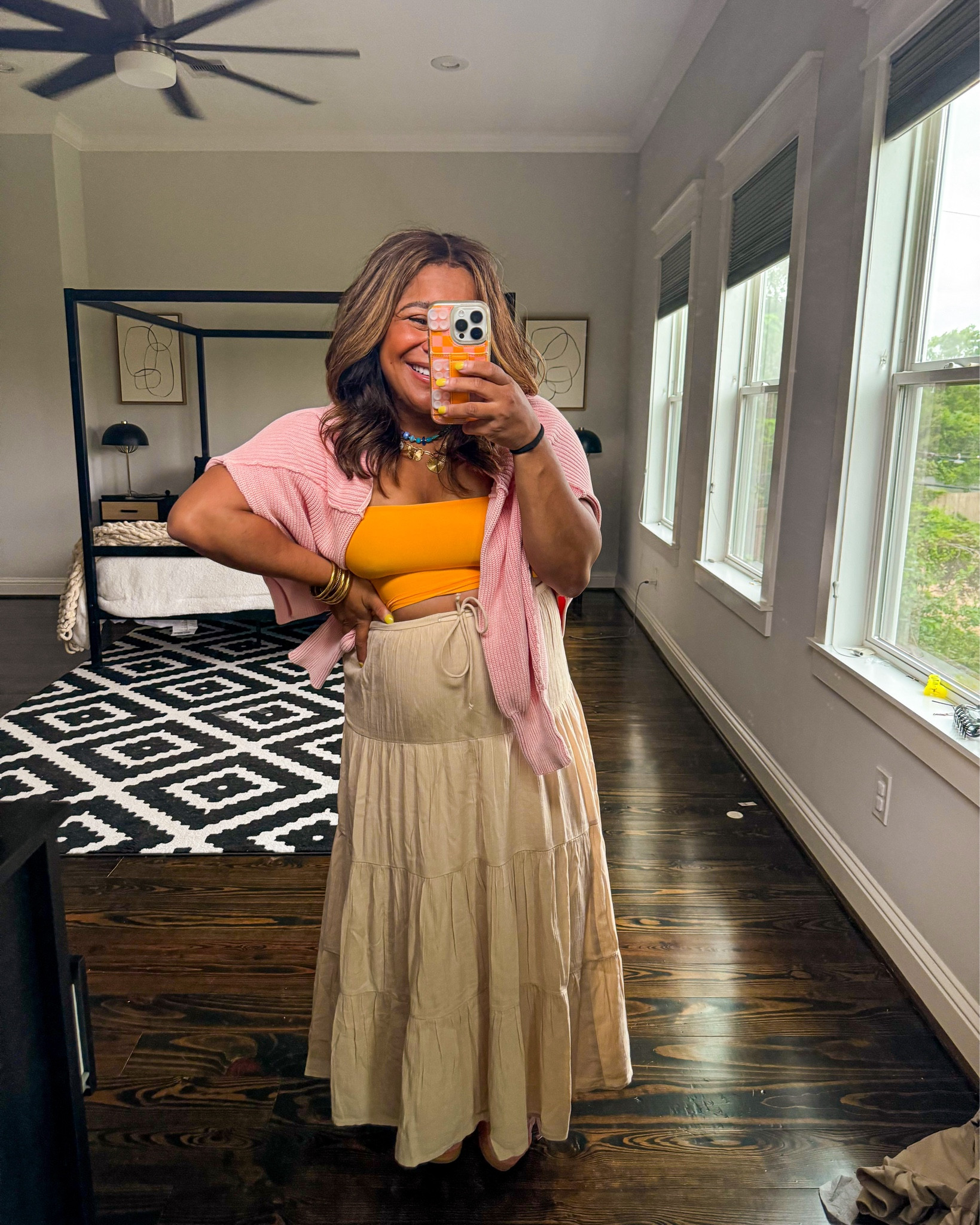 AERIE SUMMER TREND HAUL: sharing some of my favorite trends of the season that are bump friendly! Sizing below:

Skirt / TTS / MEDIUM
TANK / RUNS SMALL / IF IN BETWEEN, SIZE UP
BIKER SHORTS / TTS / MEDIUM
GRAPHIC TEE / RUNS OVERSIZED / LARGE 
PJ - POOL SET / RUNS OVERSIZED / WEARING LARGE BUT SHOULD’VE DONE A MEDIUM

#LTKfindsunder50 #LTKsalealert #LTKbump