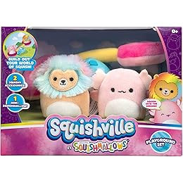 Squishville Mini-Squishmallows Plush Beach Accessory Set - Includes One 2-Inch Mini Plush, One Sa... | Amazon (US)