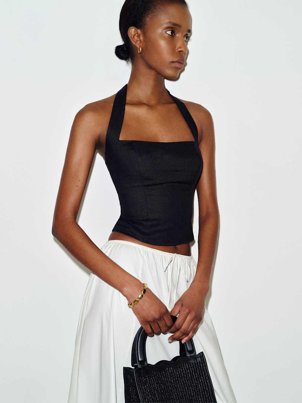 Malika Linen Top | Reformation (Global)