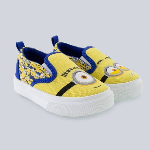 Toddler Boys' NBCUniversal Minions Dual Gore Slip-On Sneakers - Yellow | Target
