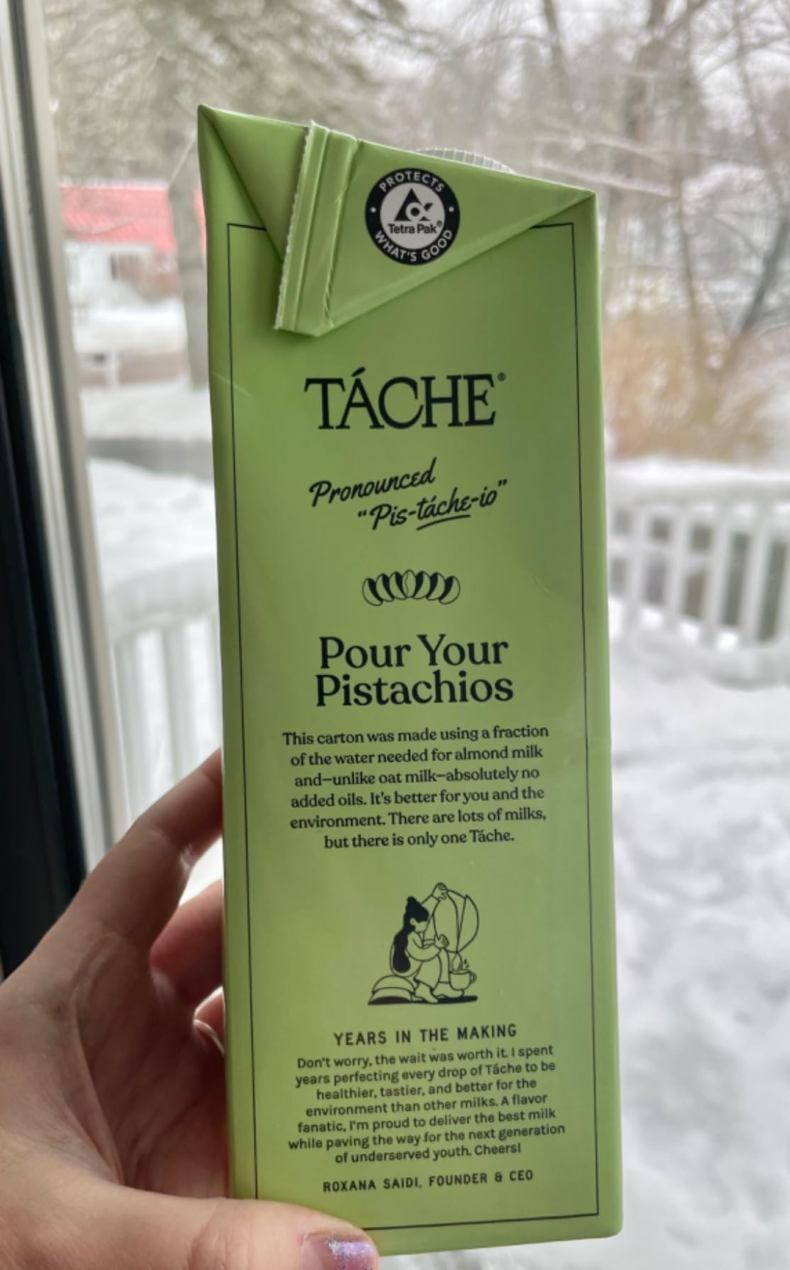 Táche Pistachio Milk, Original Vegan Barista Pistachio Creamer with No Added Oil, Frothy, Perfec... | Amazon (US)