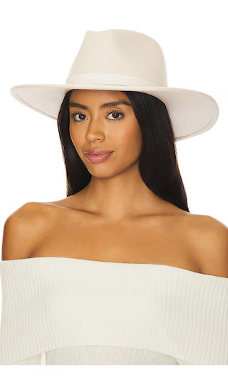 Harper Felt Hat in Dove | Revolve Clothing (Global)