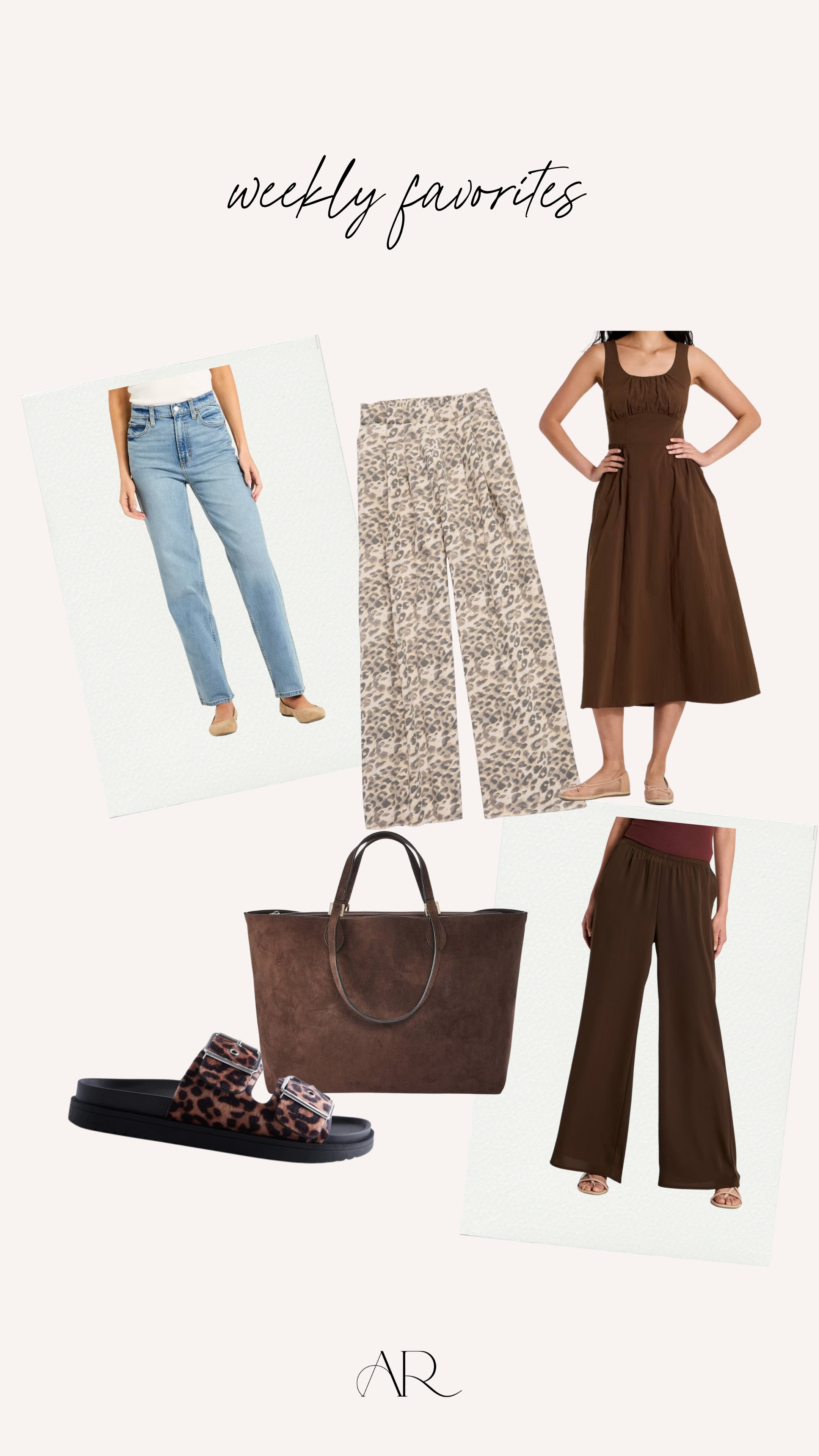 Some of my favorites this week! Obsessed with anything cheetah print!

anti-pooch outfits, summer sandals, tote bag 

 #LTKgrwm #LTKootd #LTKMidsize