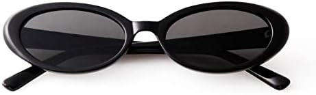 90s Sunglasses for Women Men Retro Small Oval Sunglasses | Amazon (US)