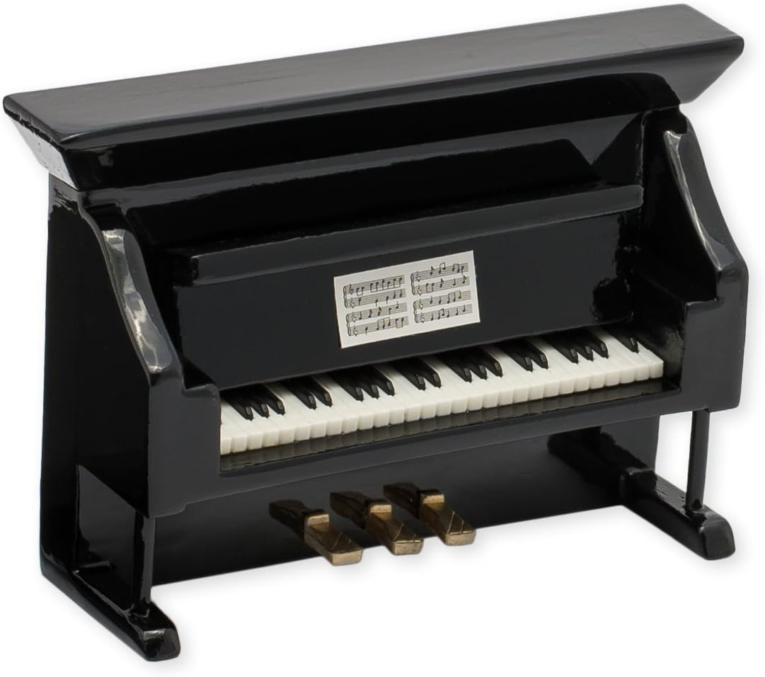 Black Upright Piano Miniature Replica Magnet, Size 3 inch by Broadway Gift | Amazon (US)