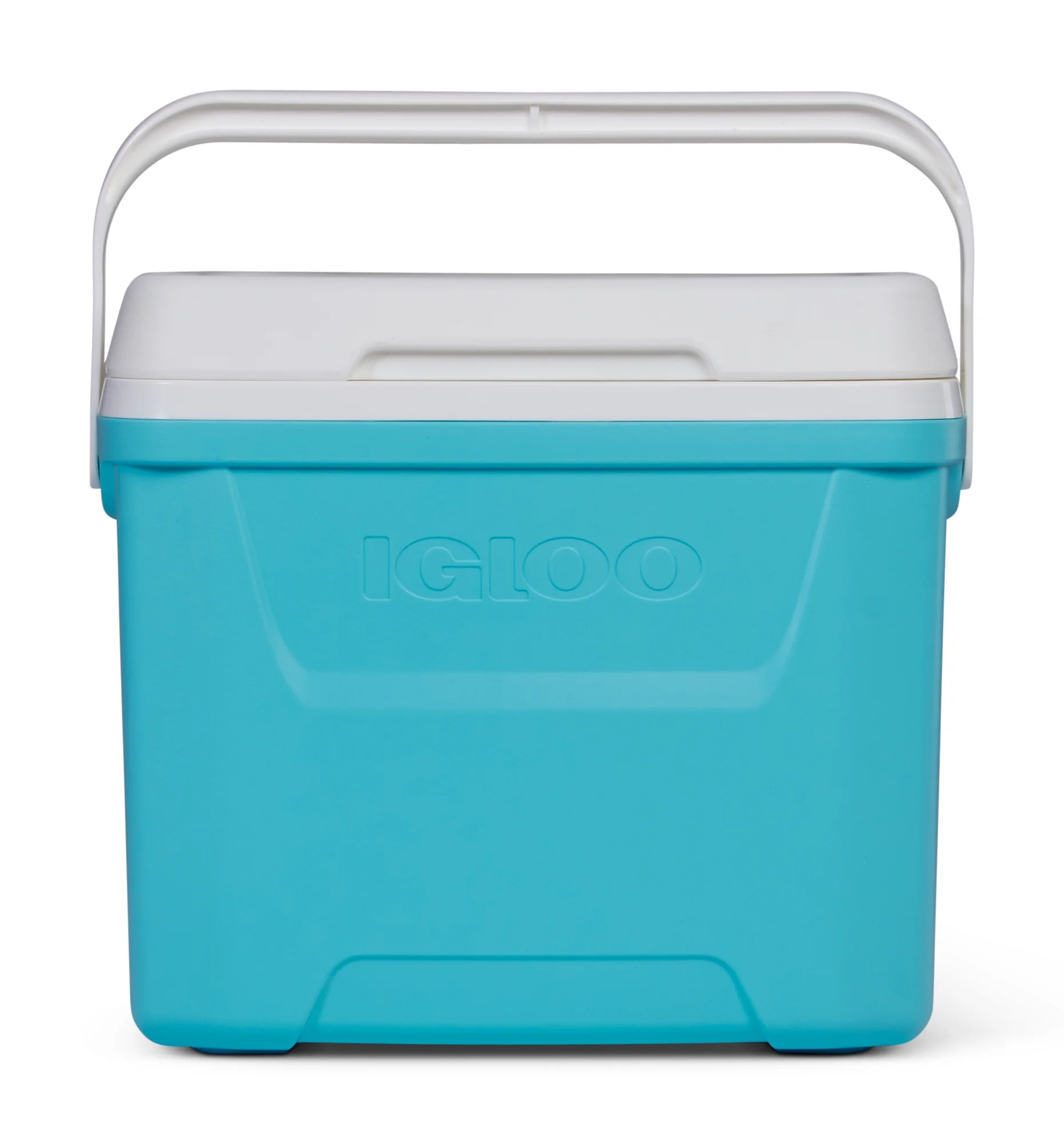 Igloo 28 QT. Laguna Hard-Sided Ice Chest Cooler, Aqua Blue and White | Walmart (US)