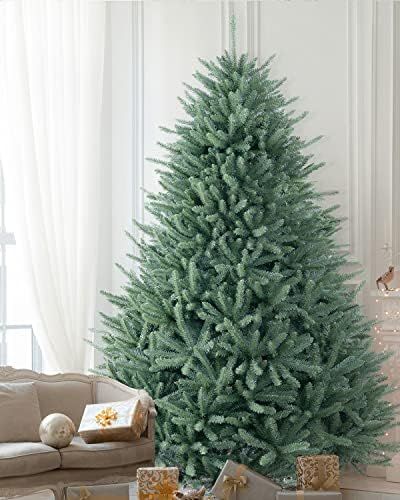 Amazon.com: AMERZEST Premium Blue Fir Artificial Full Christmas Tree Unlit 6ft : Home & Kitchen | Amazon (US)