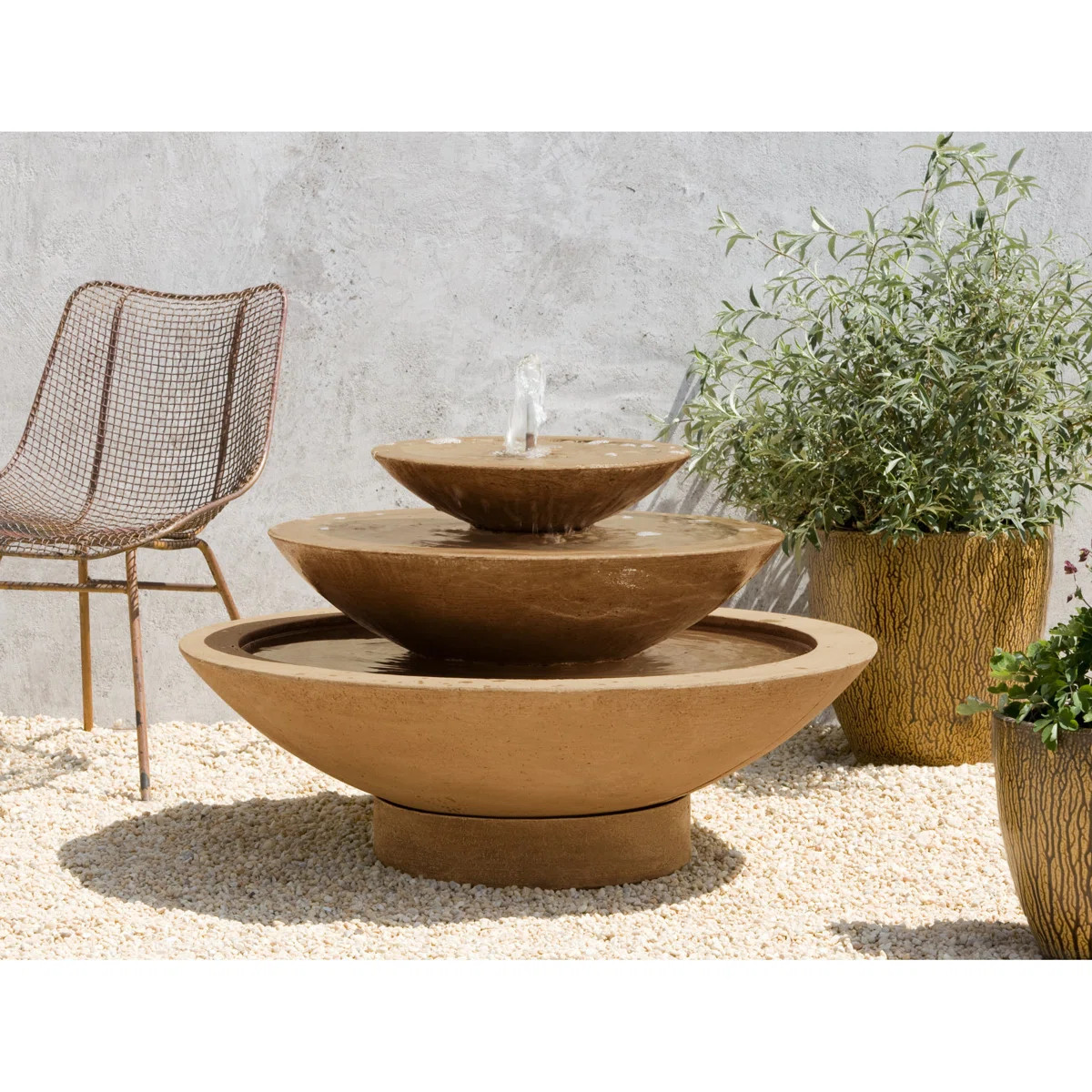 Cascade Hand Crafted Weather Resistant Floor Fountain | Wayfair North America