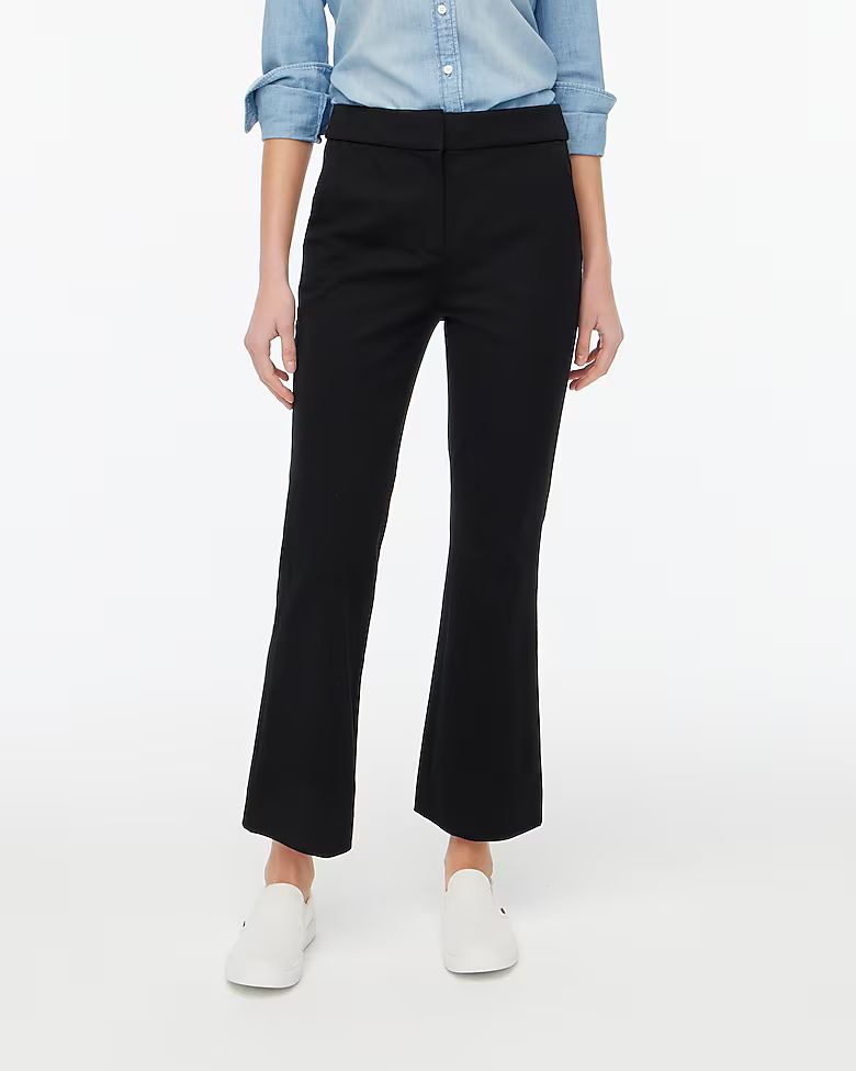 Petite Kelsey cotton-blend flare pant | J.Crew Factory