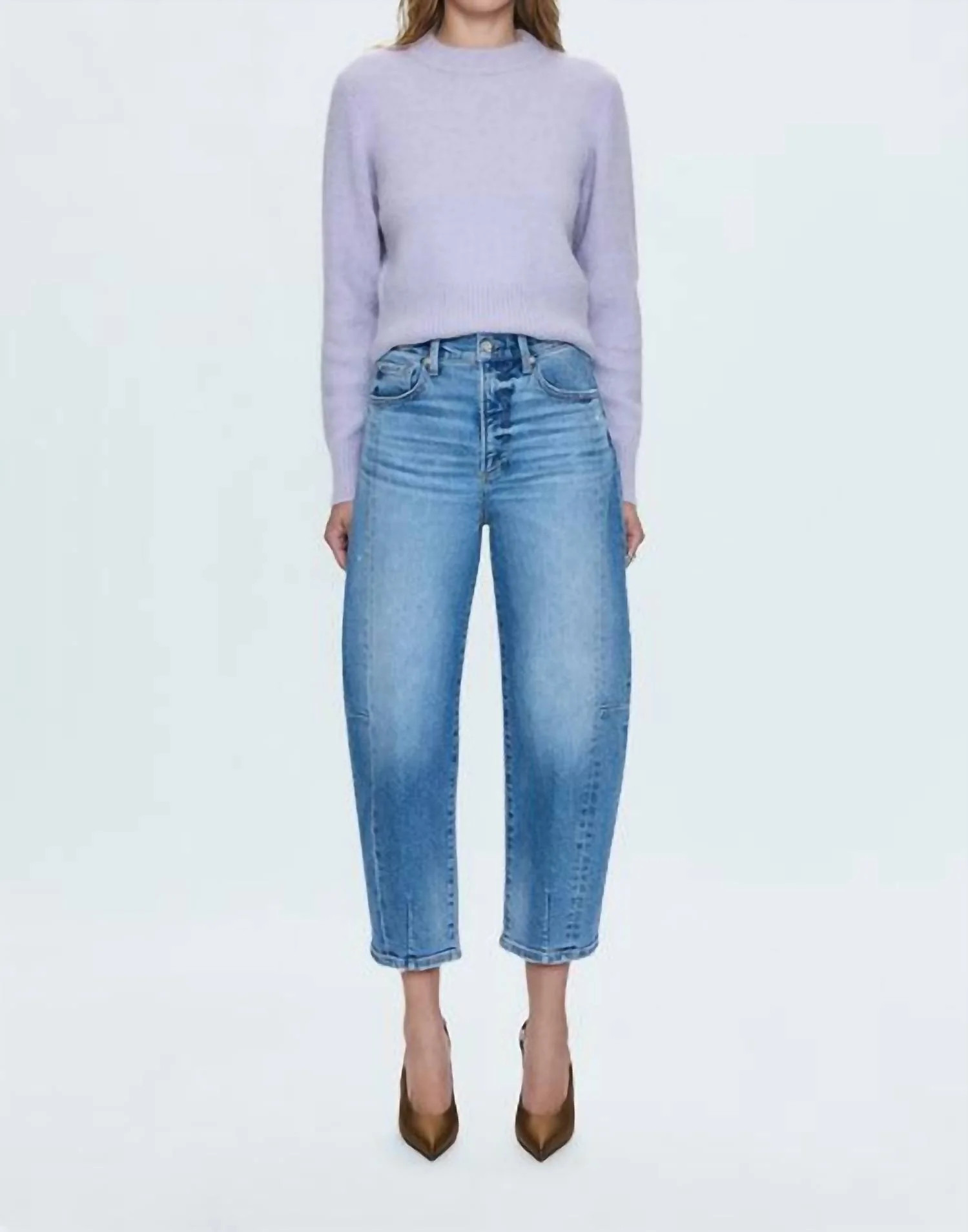 Eli High Rise Barrel Jean In Rythem Vintage | Shop Simon
