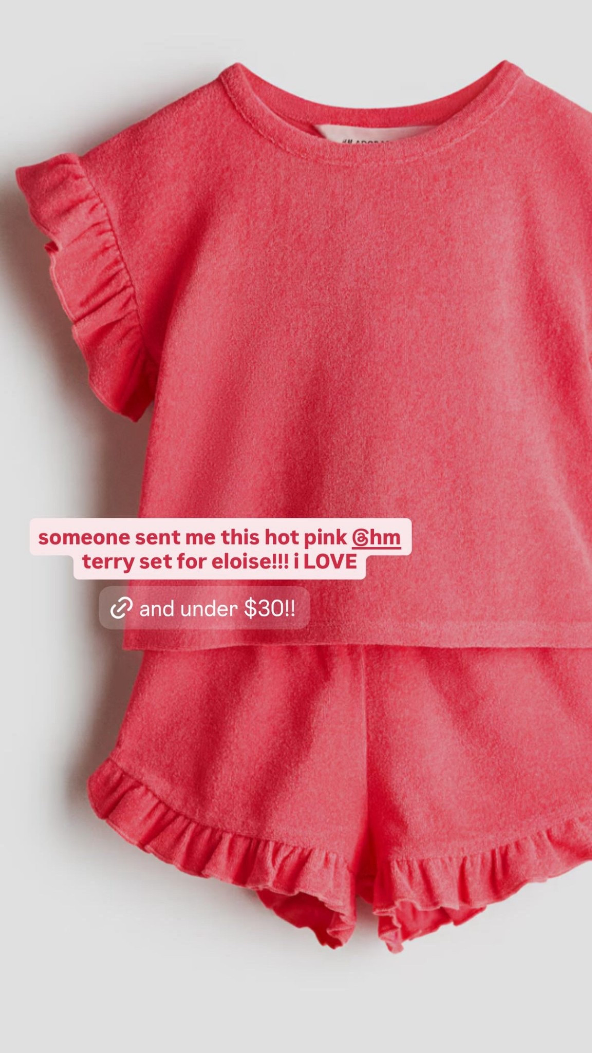 A set I know Eloise will love bc hot pink is her fav!!! So cute from
H&M

#LTKTravel #LTKKids #LTKSwim