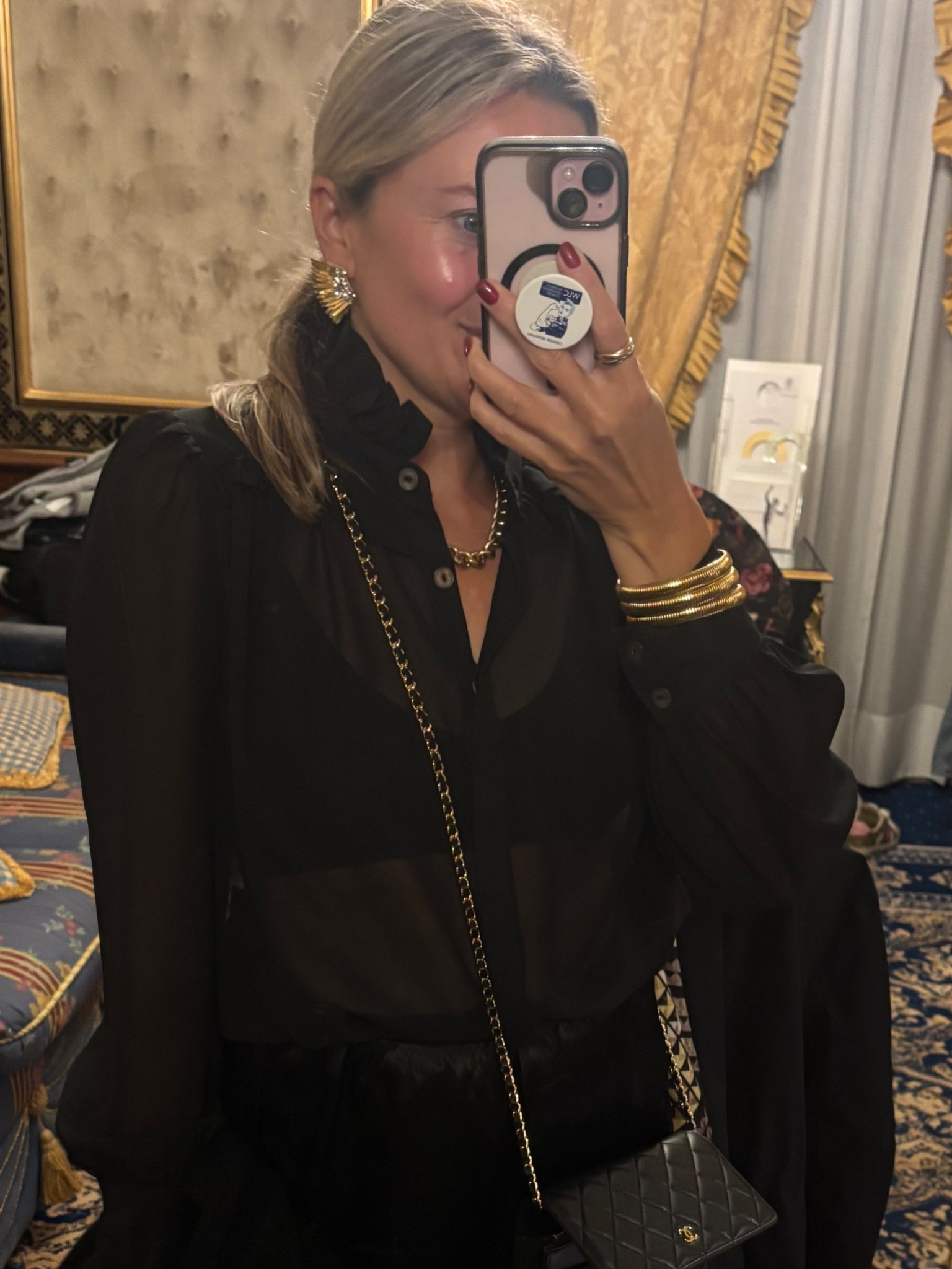 Final hours 25-30% OFF on major brands tops, denim, pants, jewelry.  I’ve worn this see-thru top for a few years for evenings out (or day with cami) and they keep restocking it because such a great piece 

#LTKCyberWeek #LTKHoliday #LTKSaleAlert