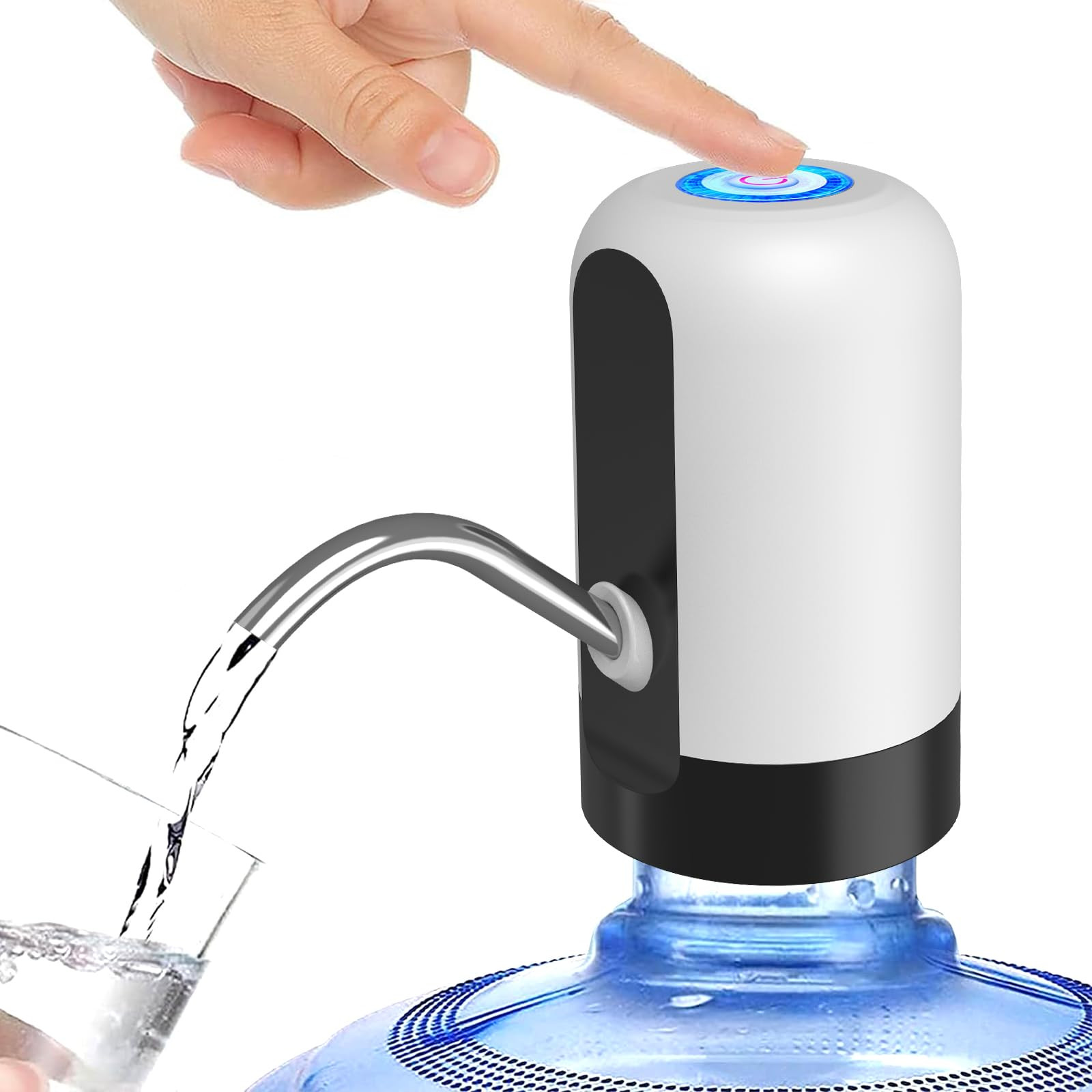 GetKen 5 Gallon Water Table Pump Rechargeable, Water Dispenser for 5 Gallon Bottle Bottom Loading... | Amazon (US)