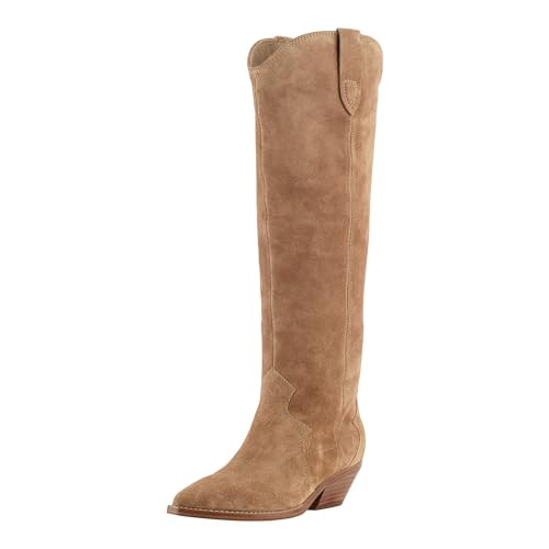 Marc Fisher LTD Women's Ander Medium Natural Suede, 9.5 Medium | Amazon (US)