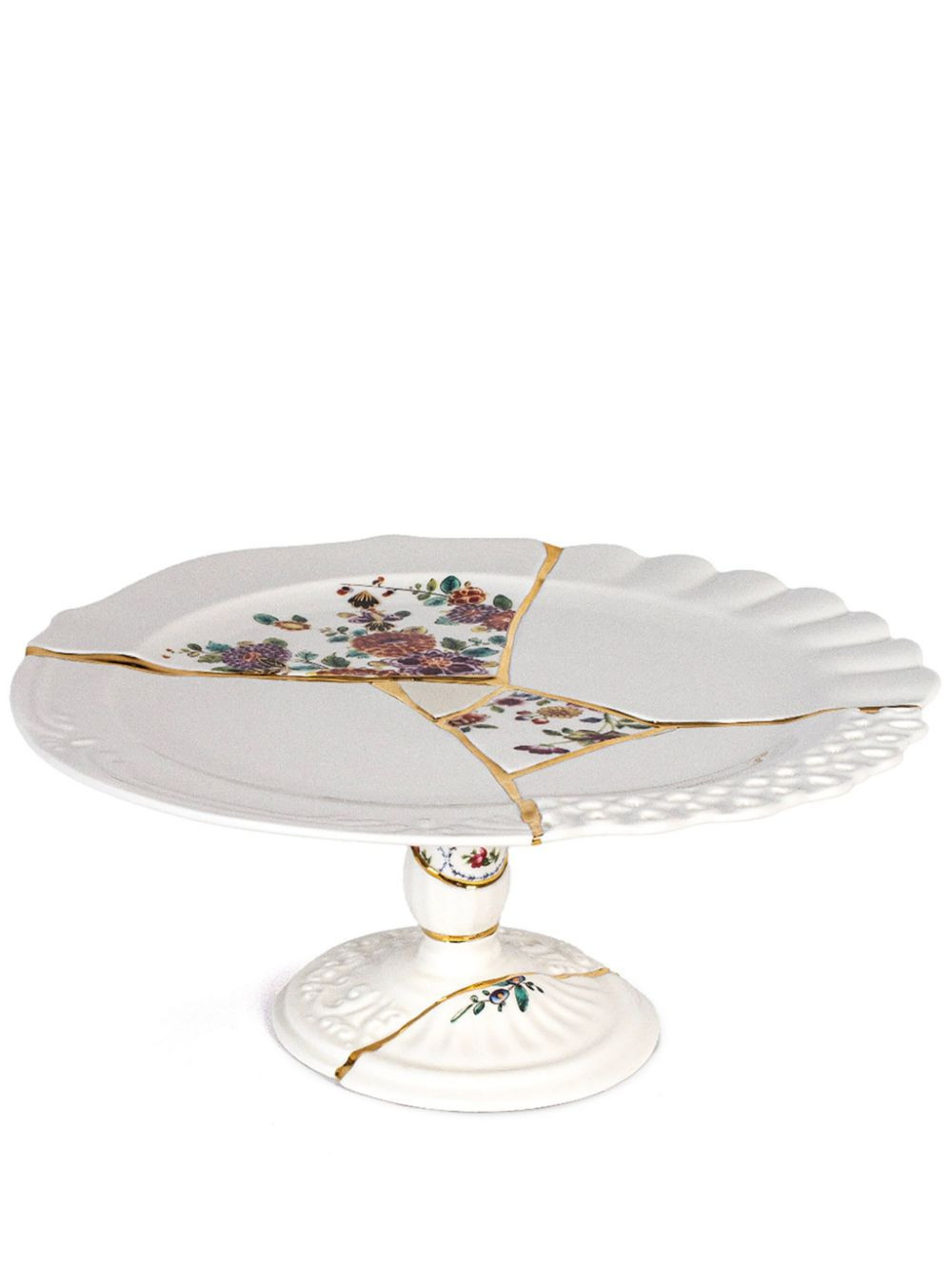 Seletti Kintsugi cake stand (18.2cm) - White | Farfetch Global