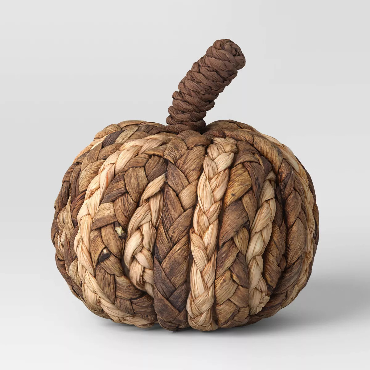 Small Woven Pumpkin Dark Two Tone Pumpkin Figurines - Threshold™ | Target
