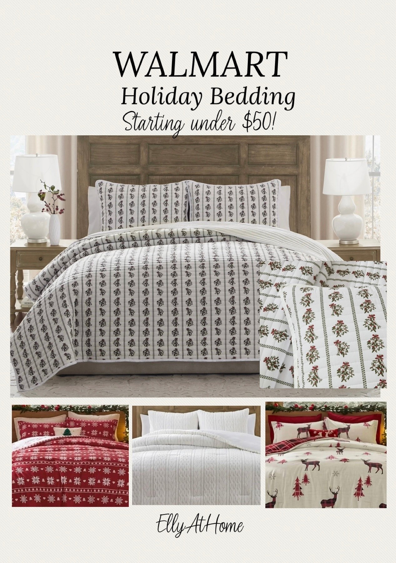 My Texas Farmhouse Christmas, holiday bedding collections under $50! Shop more styles, pillows soon! Bedroom furniture on sale. Free shipping. 

#LTKHoliday #LTKSaleAlert #LTKHome