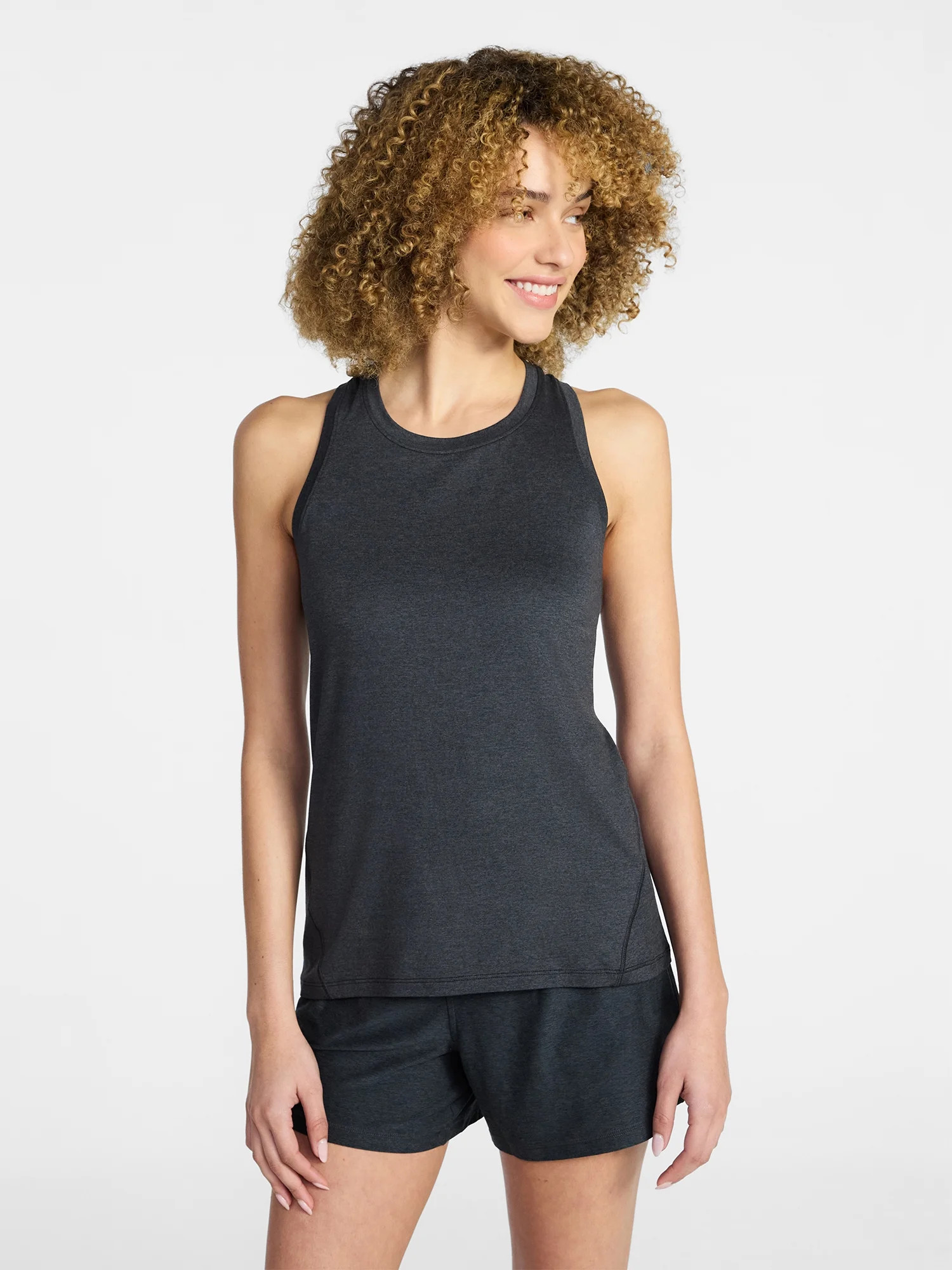 Athletic Works Women's and Women's Plus ButterCore Racerback Tank Top, Sizes XS-4X | Walmart (US)