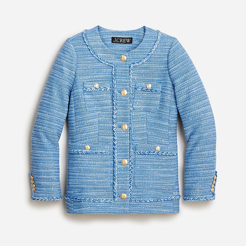 Long lady jacket in sequin tweed | J. Crew US