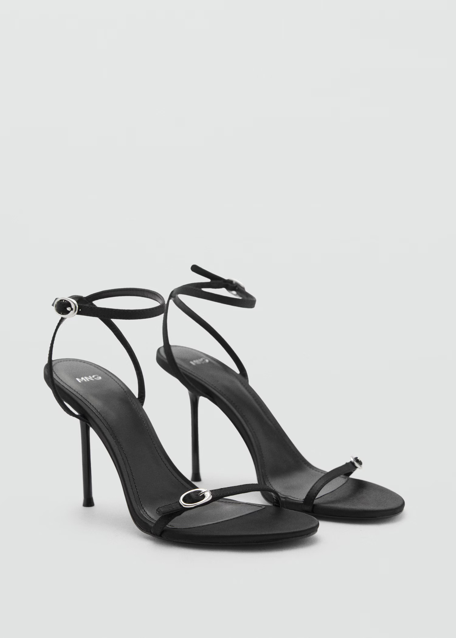 Heeled sandal with buckle detail - Women | MANGO United Kingdom | MANGO (UK)